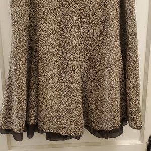 Dress with zipper closure